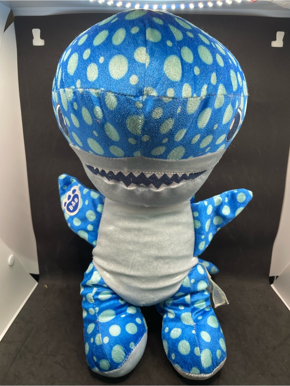 Build-A-Bear Shark Week Whale Shark Plush Blue Spotted Exclusive BAB Stuffed